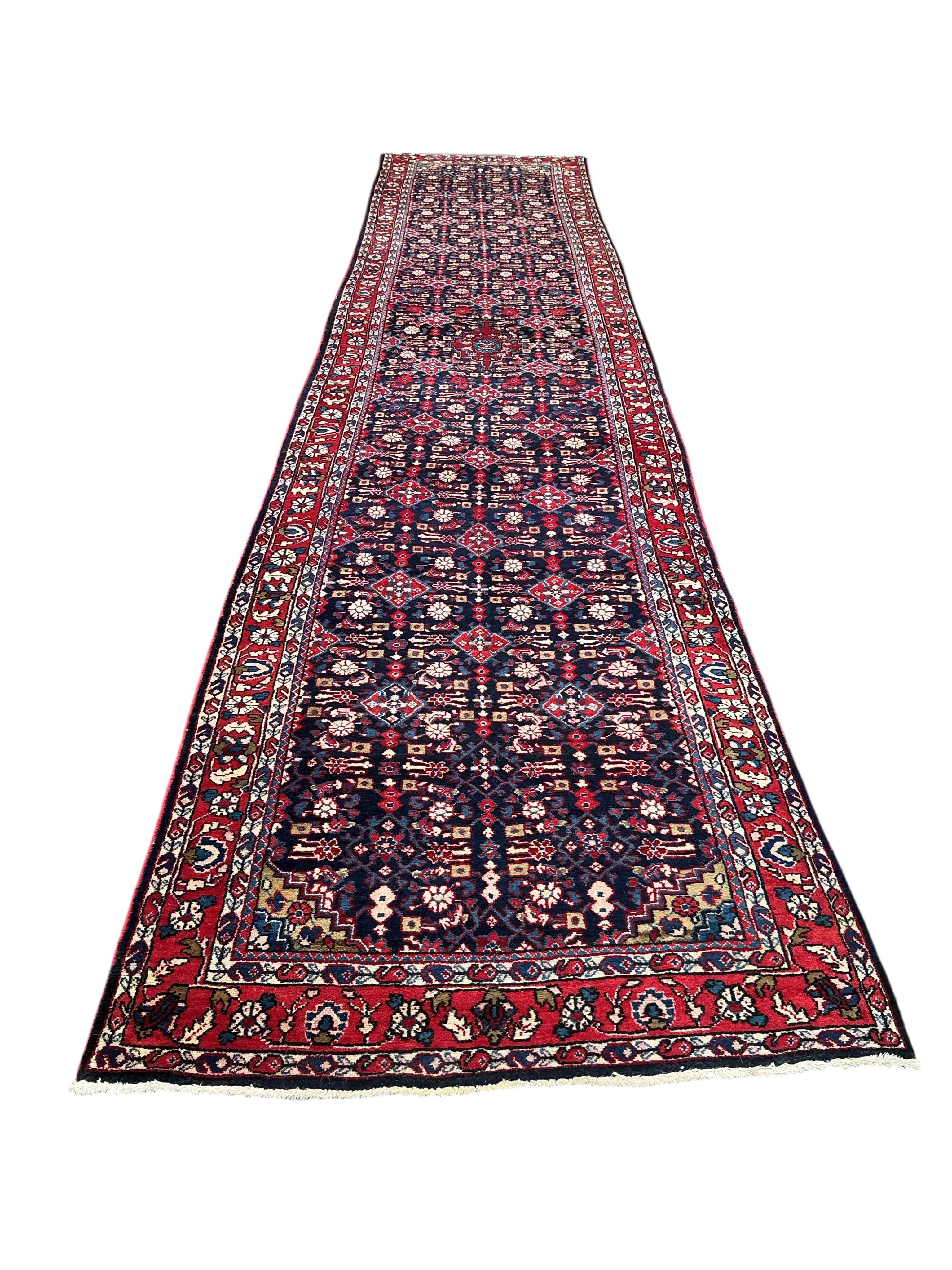 A Hamadan runner, 540 x 110cm
